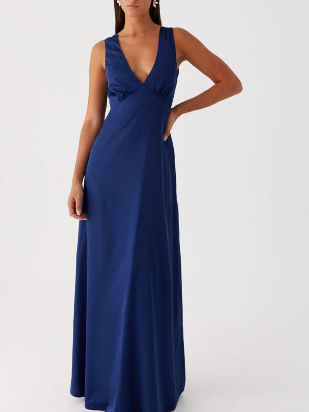Peppermayo Winnie Cowl Back Maxi Dress US 6